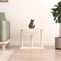 Cat Scratching Post Cat Scratcher with Platforms Soft Plush Play Centre vidaXL