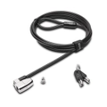 Kensington Keyed Lock Clicksafe 2.0 Carbon Steel Cable For Laptop/Notebook Black