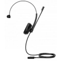 Yealink YHM341 Wideband QD Mono Headset, Leather Ear Cushion, For Yealink IP Phones, QD cord not included