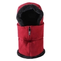 Nevenka Mens Womens Balaclava Fleece Hat Winter Neck Face Warmer-Red