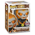 Funko POP! Marvel #863 Infinity Warps - Ghost Panther (Glows In The Dark) - New, Mint Condition