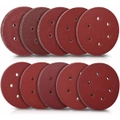 Ozoffer 150PCS 6" Sanding Discs Pads 150mm 60 - 240 Grit Mixed Orbital Sander Sandpaper