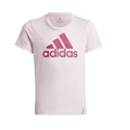 2 x ADIDAS Girl's Super Soft Big Logo Tee - Cloud Pink & Terema