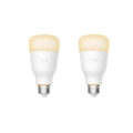 Yeelight W3 WiFi LED Warm White Dimmable E27, (2 packs) Smart Light Bulb maximum luminous flux of 900lm, 8W , 2700K Remote Control Enabled [BULYEE06071B]