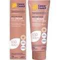 Cancer Council Face Day Wear CC Cream Mineral Zinc Oxide Light Tint SPF50 50mL