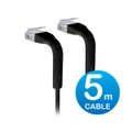 Ubiquiti U-CABLE-PATCH-5M-RJ45-BK UniFi Patch Cable 5m Black, Both End Bendable to 90 Degree, RJ45 Ethernet Cable