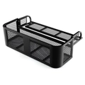 Costway HD Steel Rear ATV Cargo Basket Rack Mesh Surface Luggage Carrier Universal Storage Rack Outdoor Black