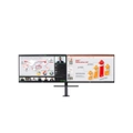 LG 27'' QHD Ergo Dual Monitor with USB Type-C and Daisy Chain - Black