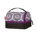 Thermos Raya Pack-In Portable On The Go Lunch Bag Kids Lunchbox Purple Hexagon