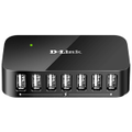 D-Link 7-Port USB 2.0 Fast Charge Hub Black