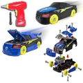 2-in-1 Kids Racing Toy Car Assembly with Drill Tool Kit