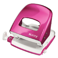 Leitz Nexxt Series Wow Metal 2 Hole Punch Pink