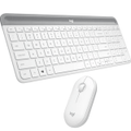 Logitech MK470 Slim Wireless Keyboard Pebble Mouse Combo Bundle Set Compact