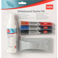 Nobo Whiteboard Starter Kit Eraser Cleaner Markers White Board