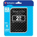 Verbatim Store-N-Go USB 3.0 Portable Hard Drive 2TB Black High Speed