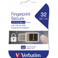 Verbatim Fingerprint Secure USB Flash Drive 3.2 32GB Data Encryption 49337A