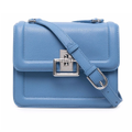 Furla Villa Small Leather Crossbody Bag - Vitello Blue