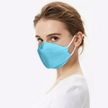 KF94 4PLY 3D Design 40PC Hygienic Single Packed Disposable Face Masks Ergonomic Fit Light Blue