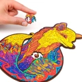 Colorful Mysterious Animal Wooden Toy Jigsaw Puzzle for Kids