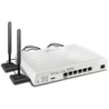 DrayTek DV2865L -Multi-WAN Router with a Cat 6 4G LTE SIM slot,VDSL2 35b/ADSL2+,1xGbE WAN/LAN,and 3G/4G USB WAN port for Load Balancing and Fail-over,Object-based SPI Firewall and support VigorACS 2/3