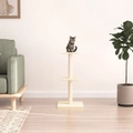 Cat Tree Cat Tower with Sisal Scratching Posts Kitten Scratch Tower vidaXL