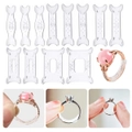 12PCS Invisible Tightener Ring Size Reducer Resizing Adjuster Pad Tools