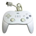 Genuine Nintendo Wii White Classic Controller Pro Remote SNES NES Mini (Pre-Owned)