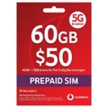 Vodafone $50 Prepaid SIM