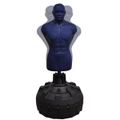 Silicone Skin - Free Standing Human BOB Boxing Punching Dummy Bag - Blue Color