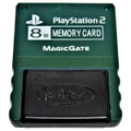 Dark Green Kemco Magic Gate Sony PS2 Memory Card PlayStation 2 8MB (Preowned)