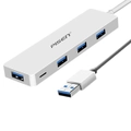Pisen 6940735489180 USB-A to 4x USB-A 3.0 Charging HUB TPE Flexible Wire, Light Indicator