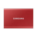 Samsung MU-PC1T0R/WW Portable SSD T7 1TB Metallic Red USB3.2 Type-C R/WMax 1 050MB/s Aluminium Case
