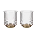 Davis & Waddell Taste Avery Double Old Fashioned Glass Set of 2