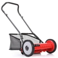 BAUMR-AG 400MX 16" Manual Reel Push Lawn Mower, w/ Catcher, 5 Height Settings