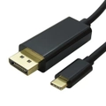 RC-3USBDP-2 - 8ware 2m USB-C to DP DisplayPort Cable Adapter Male to Male iPad Pro Macbook Air Samsung Galaxy S10 MS Surface