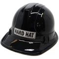 Construction Hard Hat Plastic - Black