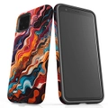 For Google Pixel 4 Tough Protective Cover, Waves Of The Sun