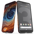 For Google Pixel 3 XL Tough Protective Cover, Eye Of The Galaxy
