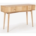 Chicory 110cm Console Table Solid Mango Timber Wood Hallway Entrance Table