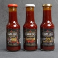 Flaming Coals BBQ Sauce Gift Pack- Sweet, Classic & Hot BBQ Sauce - Australian M