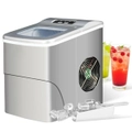 ADVWIN 2.2L Portable Ice Maker Commercial Ice Maker Machine Suitable for Home Bar - Silver
