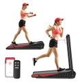 ADVWIN Walking Pad Treadmill, Electric Folding Walking Treadmill Max 8 km/h, 2HP Motor, Fixed Incline 5 degrees, Walking & Running Exercise Machine Fitness Equipment w/LED Display for Home Gym Office