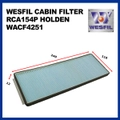 WESFIL CABIN FILTER RCA154P WACF4251 FOR HOLDEN