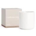 Cadence & Co. Overture Balance: Teak & Tobacco Scented Natural Soy Candle 300g