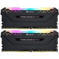 Corsair VENGEANCE RGB Pro 16GB DDR4 Desktop RAM Kit - Black 2x 8GB - 3200MHz - 2x 288 DIMM - Unbuffered - Black Heat spreader [CMW16GX4M2E3200C16]