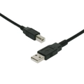 3m USB 2.0 Cable Shielded Type A Male to Type B Male Printer Cable Black