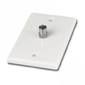 TV Antenna Wall Plate PAL Socket to F-Type Socket for Aerial Coax Lead Cable