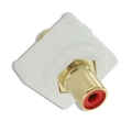 RCA Red Female Plug Connector for Clipsal Wall Plate DIY Gold Plated