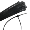 100pcs Cable Ties Zip Ties Black 7.6mm X 500mm Strong Nylon UV Stabilised