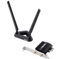 ASUS PCE-AX58BT AX3000 Dual Band PCI-E WiFi 6 (802.11ax) Adapter 2 EXT Antennas , Supports 160MHz, Bluetooth 5.0, WPA3, OFDMA and MU-MIMO ( NIC )